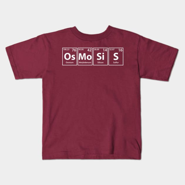 Osmosis Elements Spelling Kids T-Shirt by cerebrands